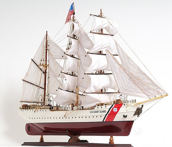 Us. Coast Guard Eagle E.E. Sailing Model Ship